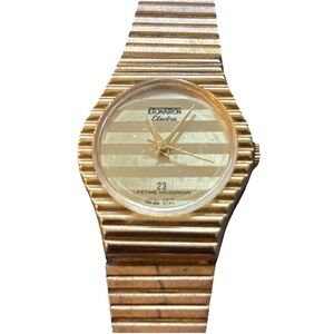 Vintage Kronatron Electra 23 Lifetime Mainspring Gold Tone Unbreakable Watch